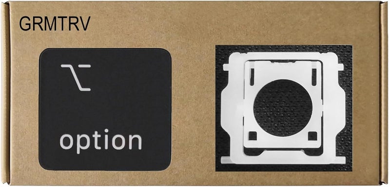 GRMTRV Replacement Individual Key Cap Hinge for MacBook Air 13'' 15'' M3 M4 A3113 A3114 A3240 A3241, 14'' 16'' Pro/Max M4 A3185 A3186 A3401 A3112 A3403 2024-2025 (Right Option) - Image 1
